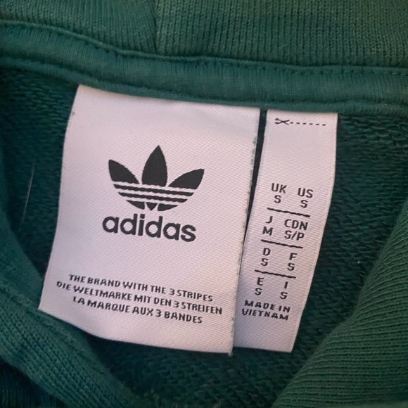 Forrest green adidas hoodie - Picture 2 of 2